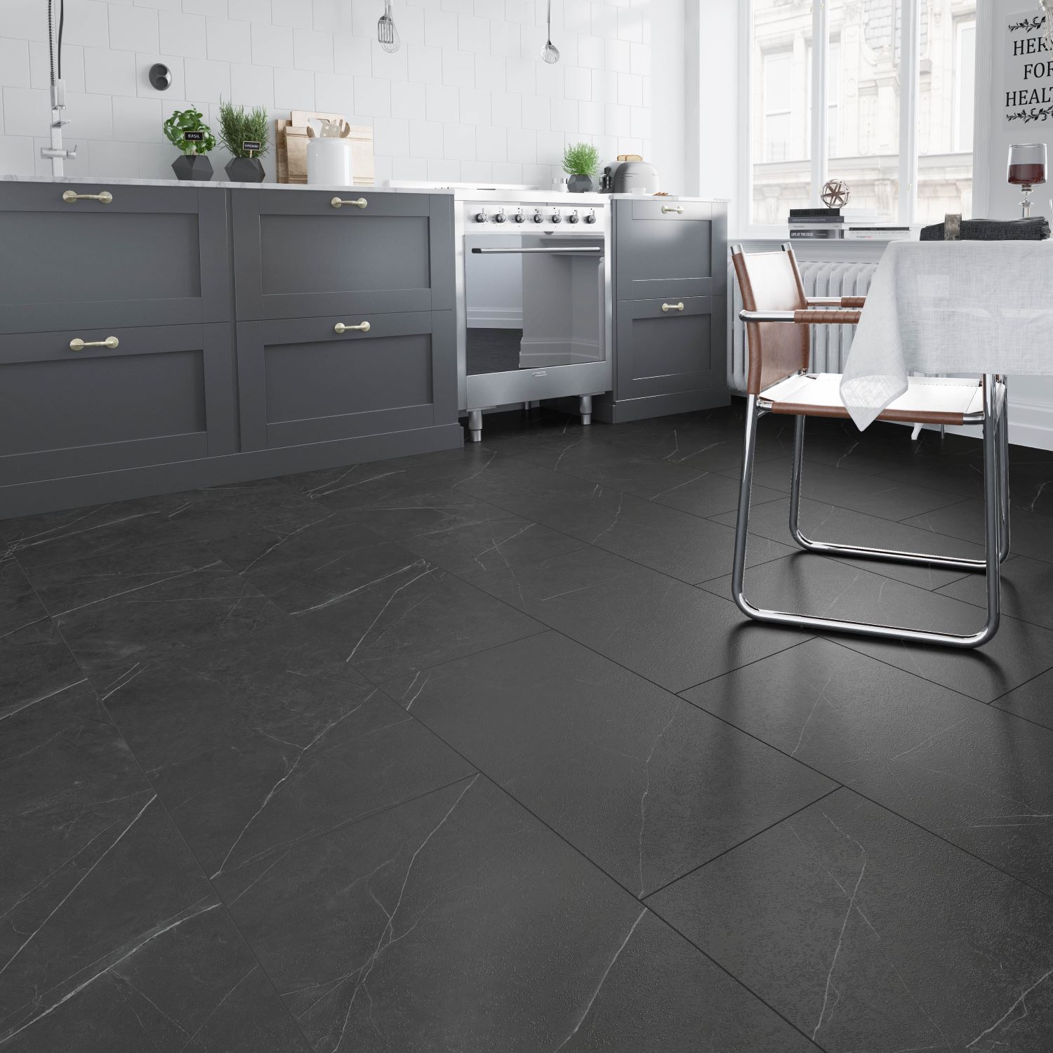 Grande 4503 Marble Black