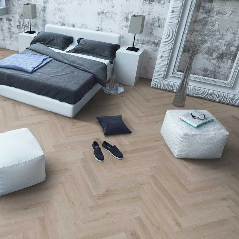 Zijn keramische houtlook tegels mooi in de slaapkamer