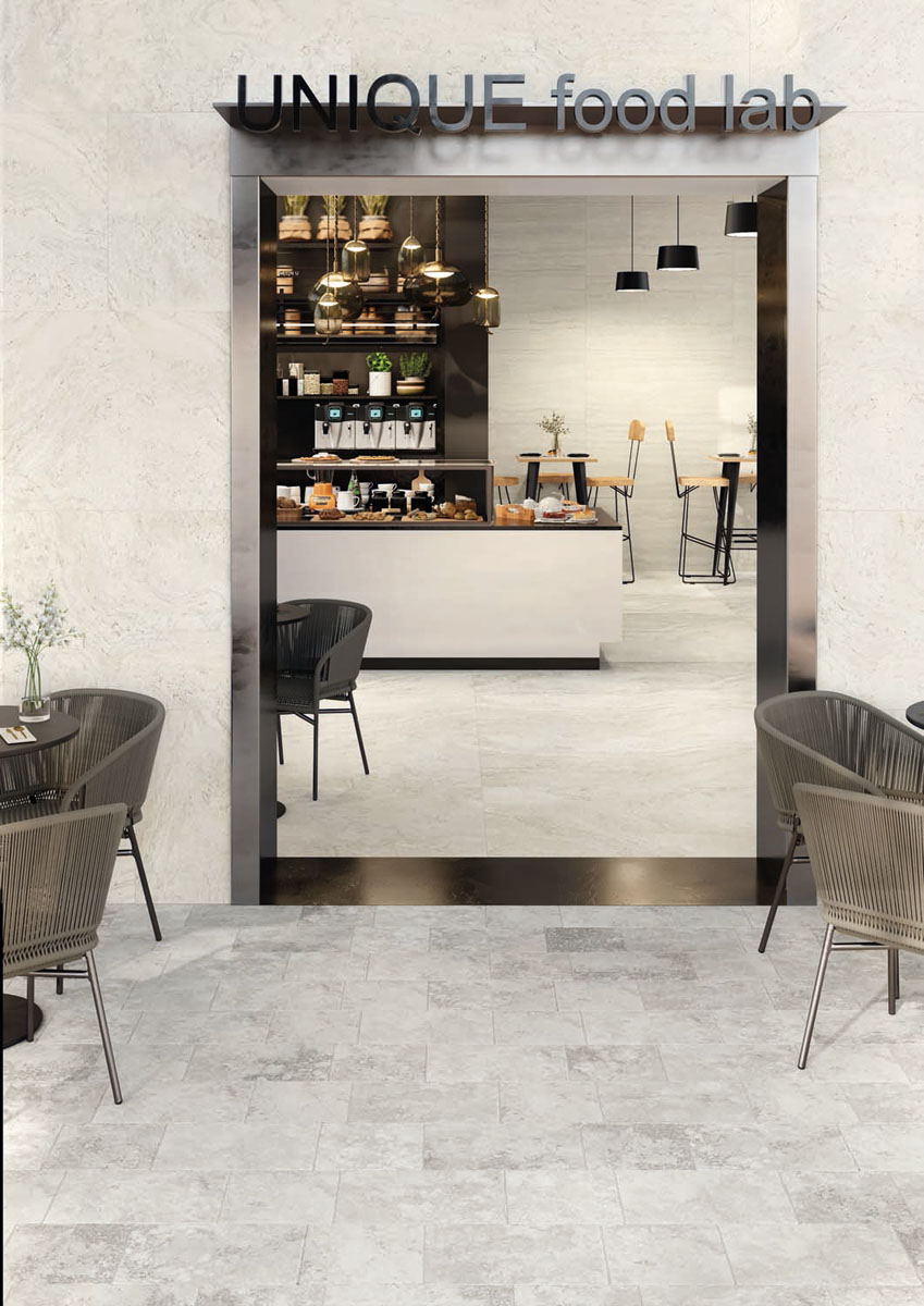 Provenza Unique Travertine Minimal Silver