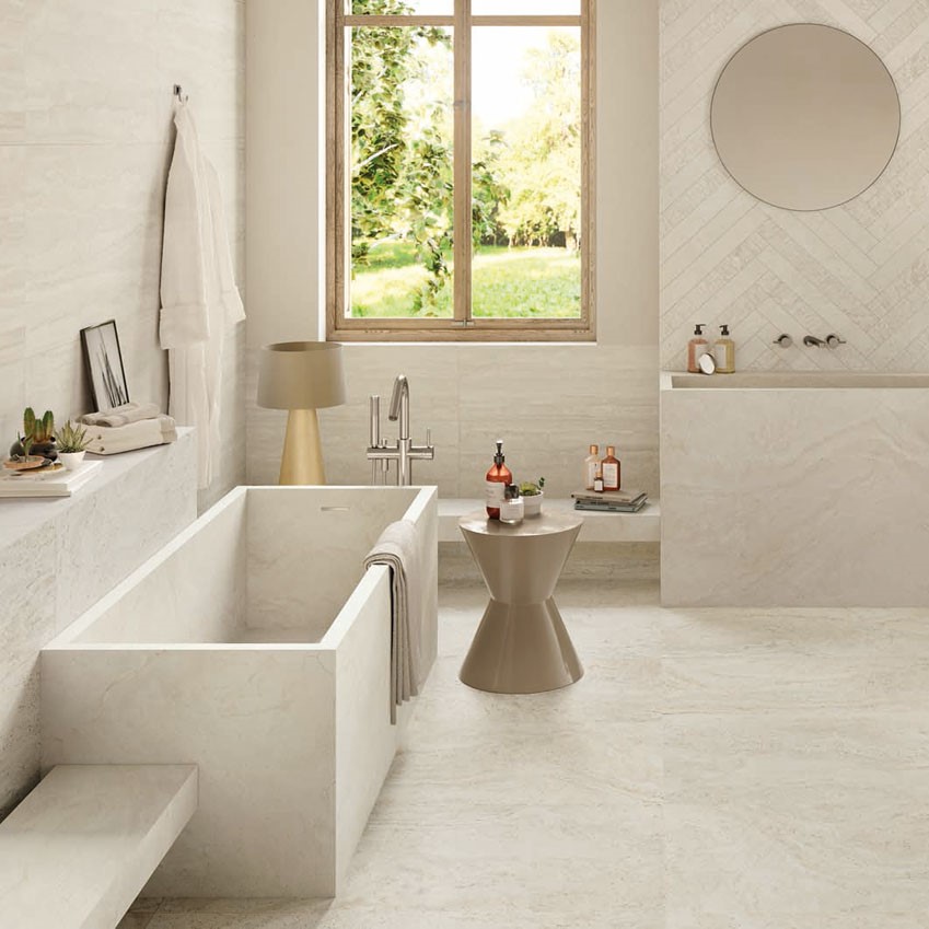 Provenza Unique Travertine Minimal White