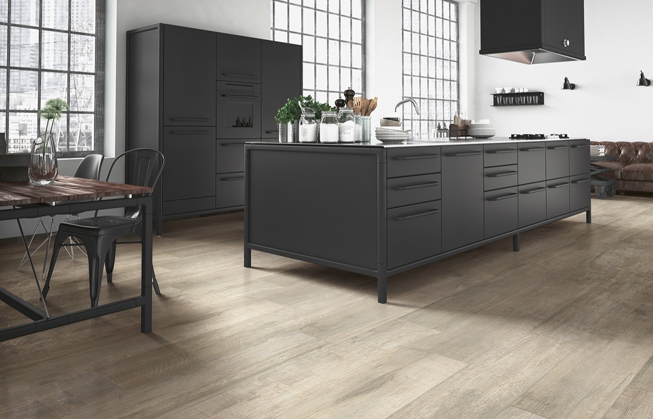 Houtlook tegels keuken